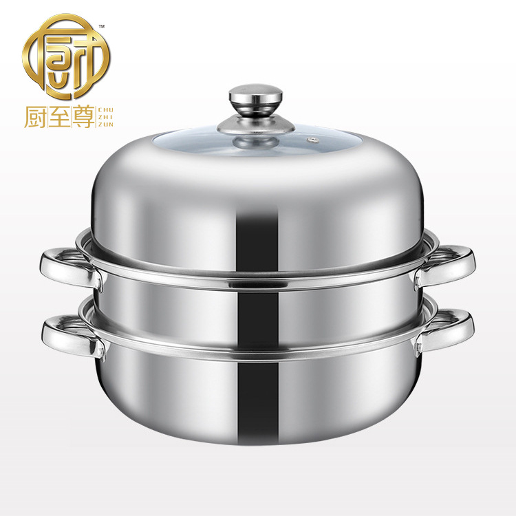 28мянга зэвэрдэггүй ган өтгөрүүлсэн давхар и-мисс гурван-ариутгасан Steamer Steam Steam Steamer Counding Countalling Countalling Counding-ийг олон талбайн бүрхүүлтэй